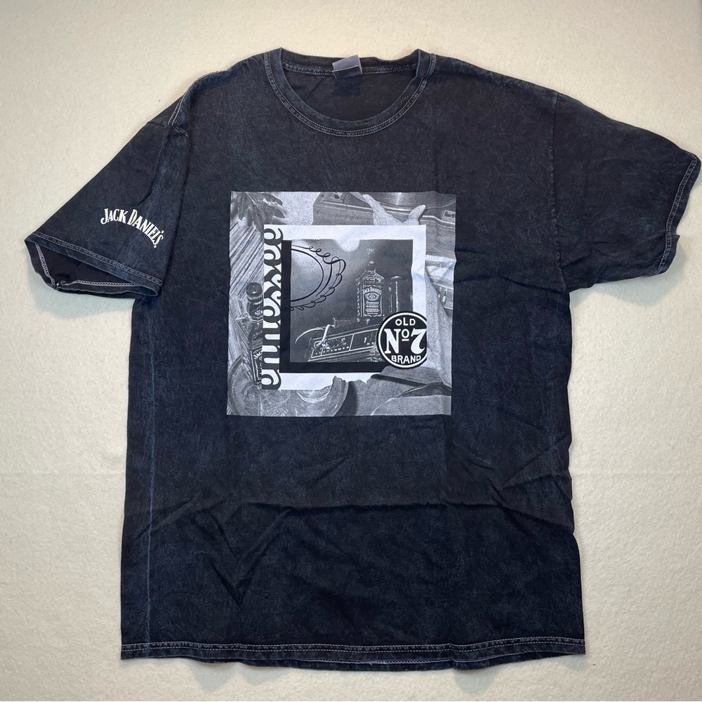 Jack Daniels Black Graphic T-Shirt for Men